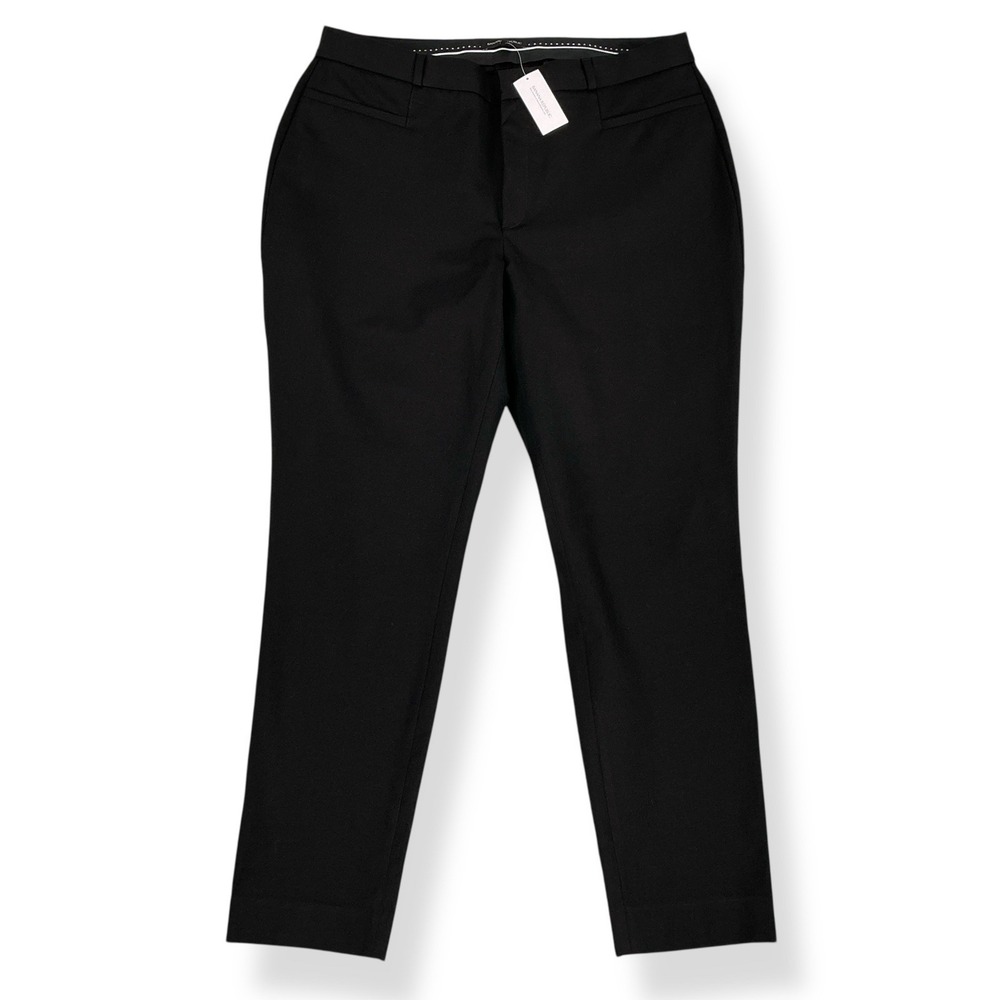 Banana Republic Pants Women 16L (36x30) Black Ankle Slim Sloan NWT